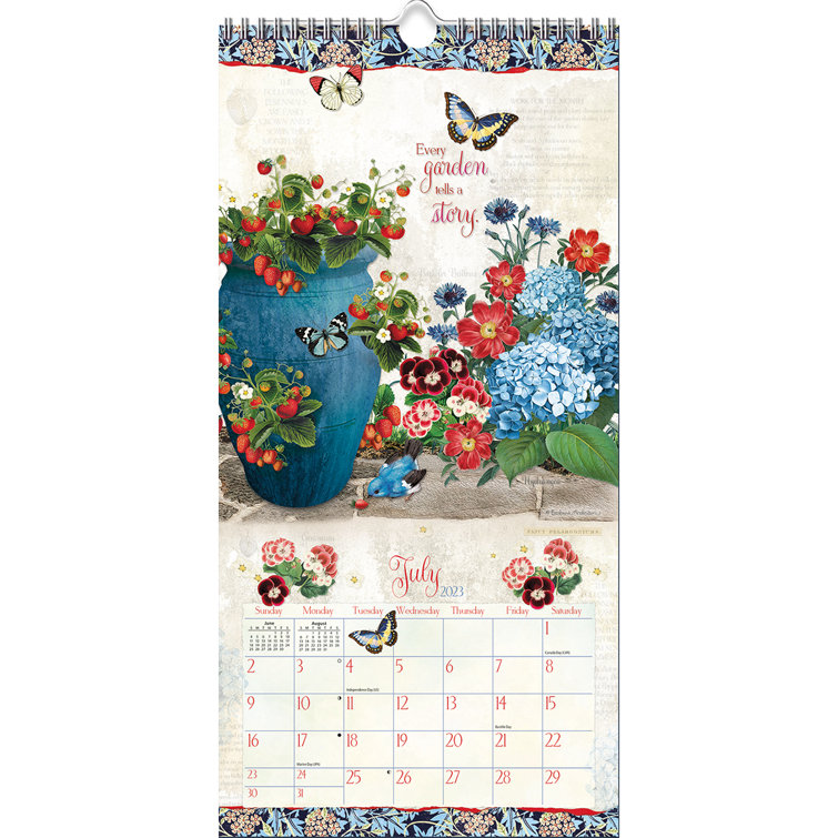 Lang Calendar 2023 Lang Garden Botanicals 2023 Lang Vertical Wall Calendar Wayfair